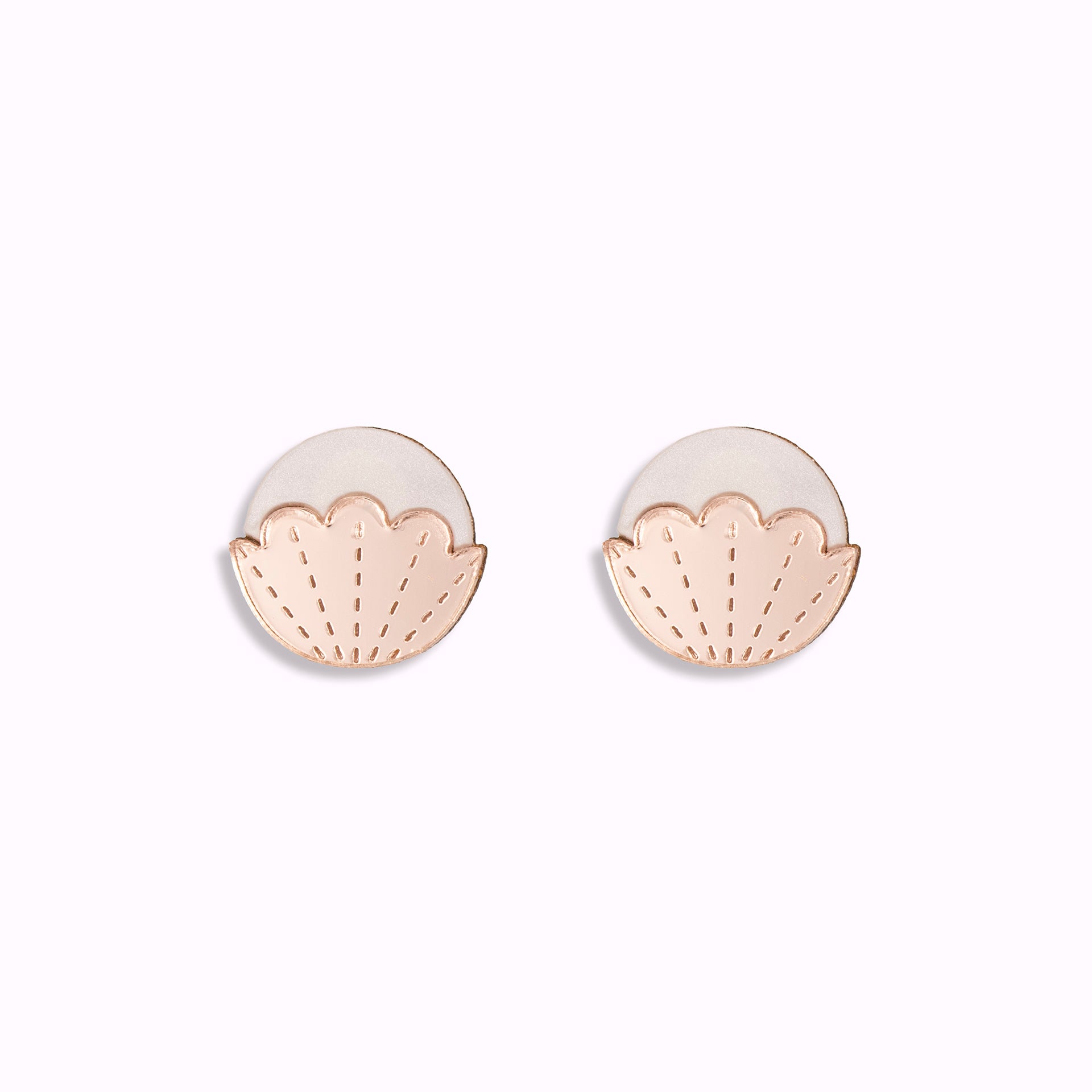 Erin acrylic stud earring