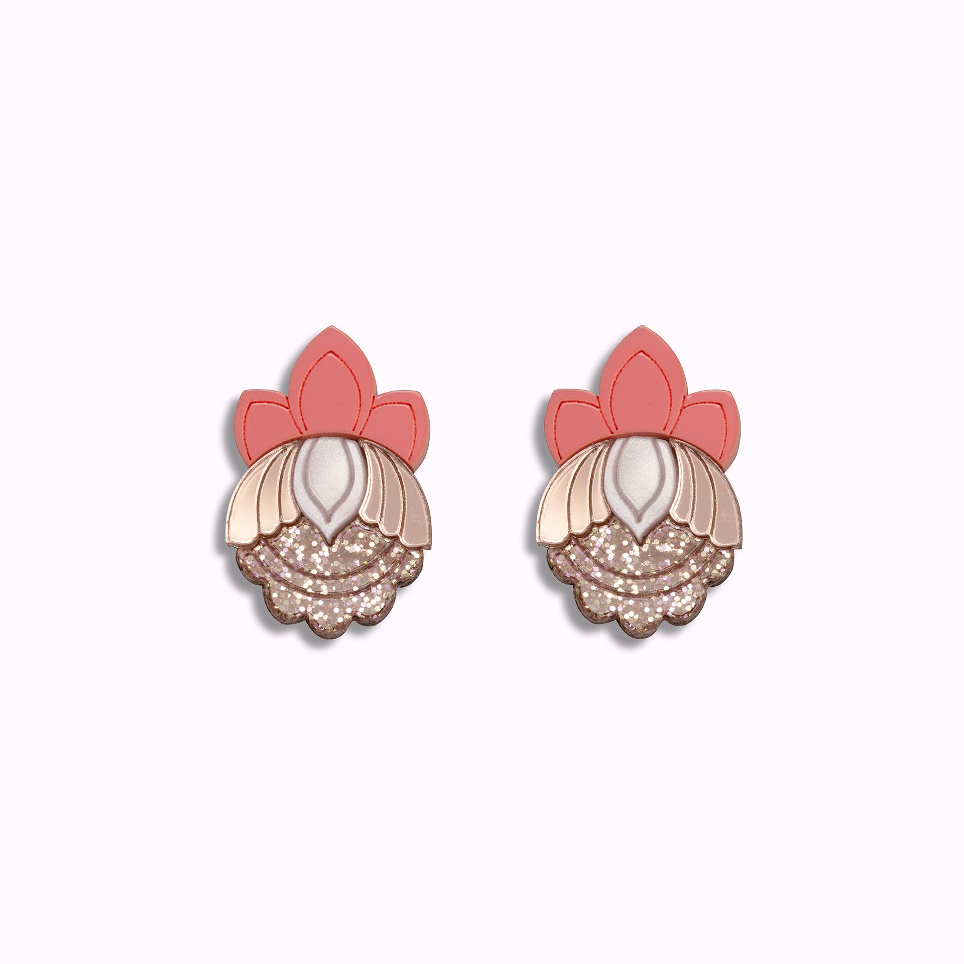 Lola acrylic stud earrings