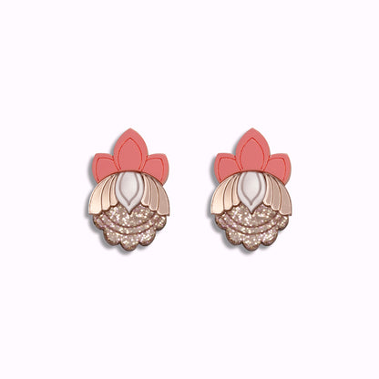 Lola acrylic stud earrings